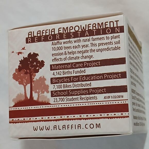 Alaffia Hand and Body Balm ROSE GERANIUM 2 oz NIB Shea Butter - Picture 7 of 9